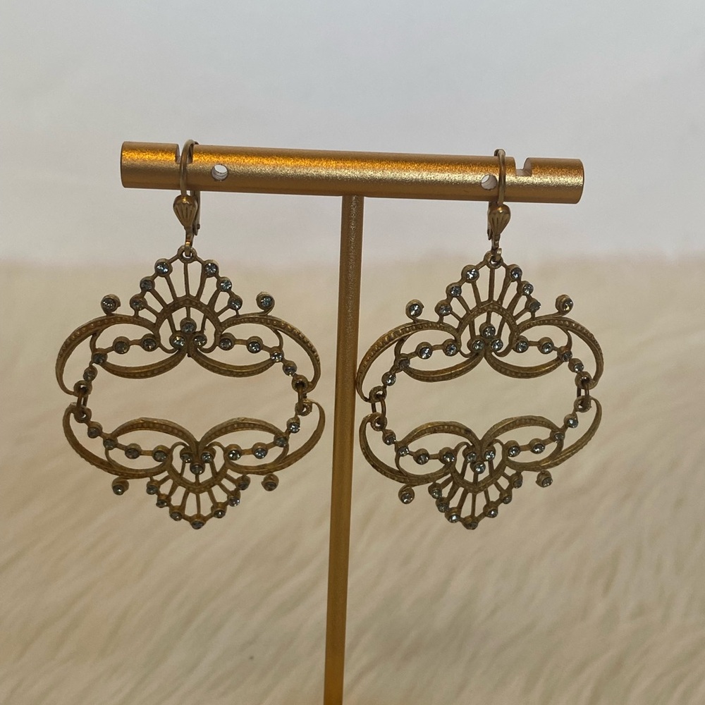 Catherine Popesco La Vie Taylor Tiara Dangle Earrings